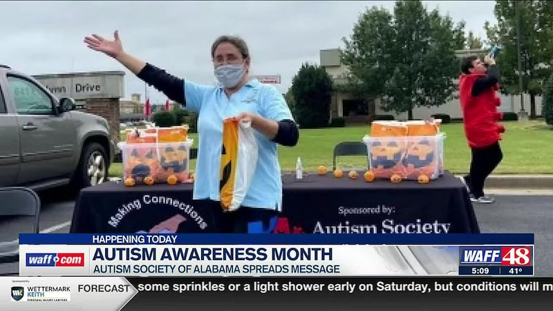 Autism Society of Alabama spreads message during awareness month